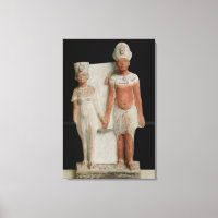 Statuette van Amenophis IV en Nefertiti