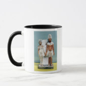 Statuette van Amenophis IV en Nefertiti Mok (Links)