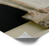 Statuette van Amenophis IV en Nefertiti Poster (Hoek)