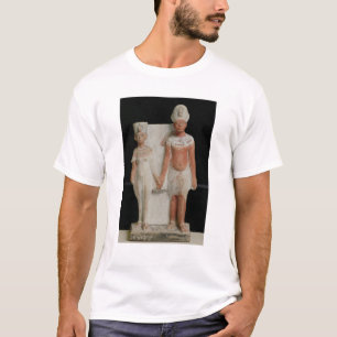 Statuette van Amenophis IV en Nefertiti T-shirt