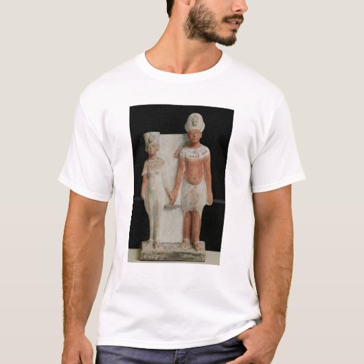 Statuette van Amenophis IV en Nefertiti T-shirt (Voorkant)