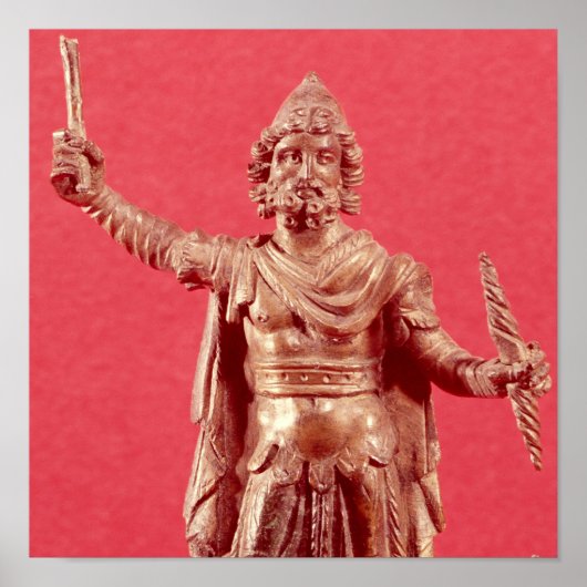Statuette van Jupiter Dolichenus Poster (Voorkant)
