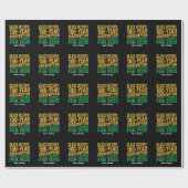 Status 100-jarige Black History-abonnement vernieu Cadeaupapier (Vlak)