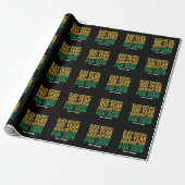 Status 100-jarige Black History-abonnement vernieu Cadeaupapier (Uitgerold)