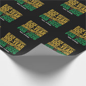 Status 100-jarige Black History-abonnement vernieu Cadeaupapier (Hoek)