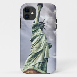 Status aangepaste monogram van de Vrijheid telefoo iPhone 11 Hoesje