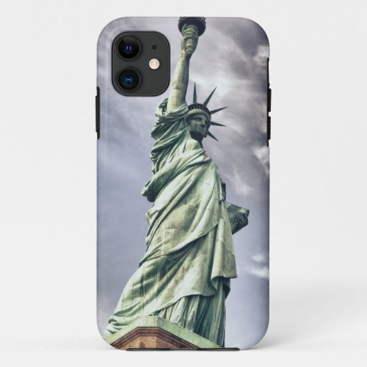 Status aangepaste monogram van de Vrijheid telefoo Case-Mate iPhone Case (Achterkant)