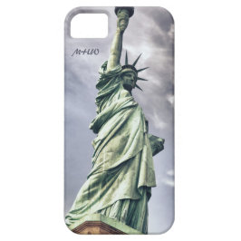 Status aangepaste monogram van de Vrijheid telefoo iPhone 11 Hoesje