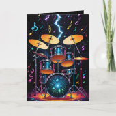 Status Bekkens Drumstel Blank Kaart (Voorkant)