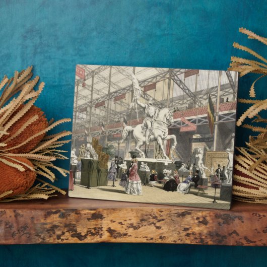 Status in het Belgische deel van de Grote Exhibi Fotoplaat (Zijkant)