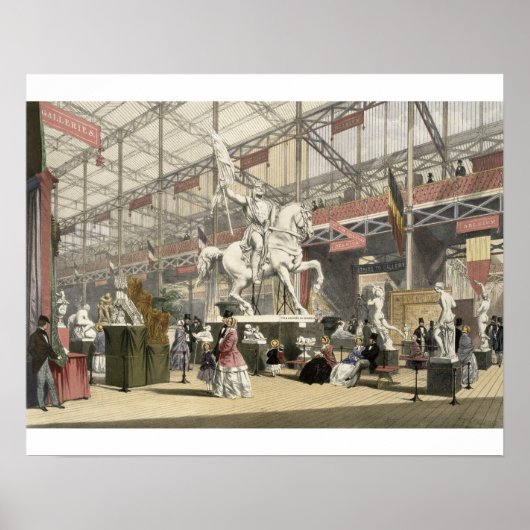 Status in het Belgische deel van de Grote Exhibi Poster (Voorkant)