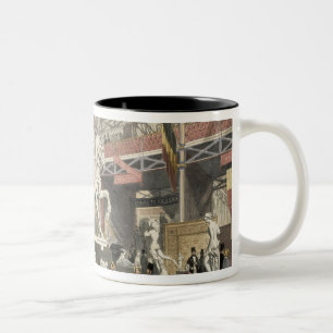 Status in het Belgische deel van de Grote Exhibi Tweekleurige Koffiemok