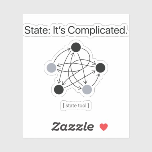 Status Is Ingewikkeld Programmeur Humor Sticker (Vel)