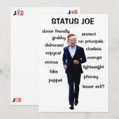 Status Joe Feestdagenkaart (Voorkant / Achterkant)