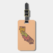 Status  Logo Californië Bagagelabel (Voorkant verticaal)