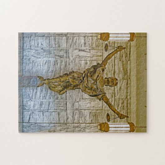 Status of Justice New York. Legpuzzel (Horizontaal)