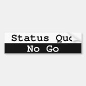 Status Quo Bumpersticker (Voorkant)