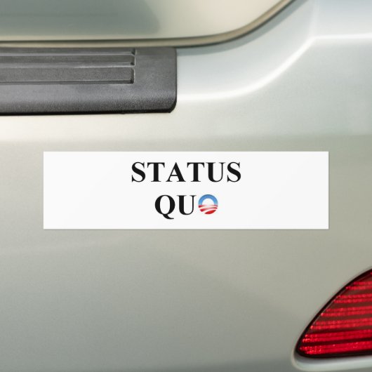 STATUS QUO BUMPERSTICKER (Op auto)