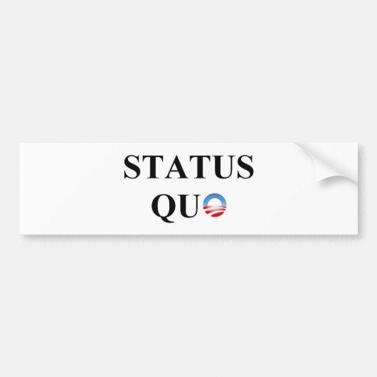 STATUS QUO BUMPERSTICKER (Voorkant)
