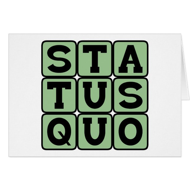 Status Quo, Hetzelfde Als Altijd (Voorkant Horizontaal)