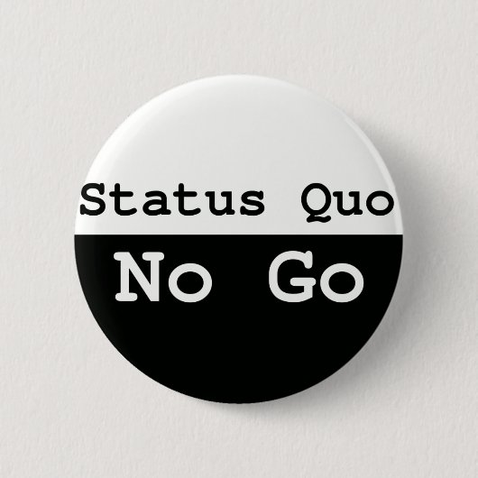 Status Quo Ronde Button 5,7 Cm (Voorkant)