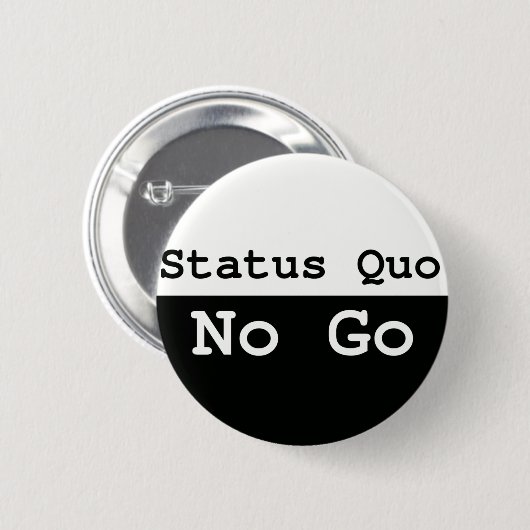 Status Quo Ronde Button 5,7 Cm (Voorkant /achterkant)