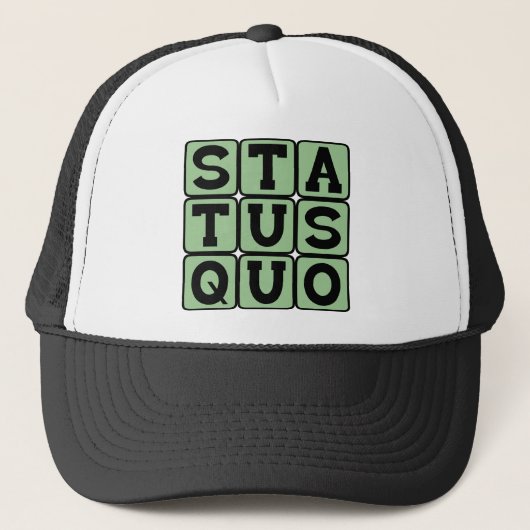 Status Quo, zoals altijd Trucker Pet (Voorkant)