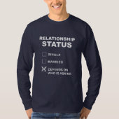 Status relatie: Funny nerd gift T-Shirt (Voorkant)