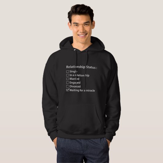 Status relatie hoodie (Voorkant volledig)