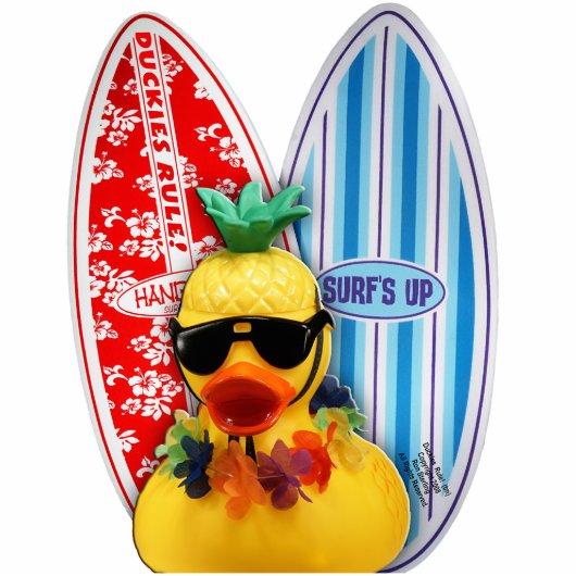 Status surf staand fotobeeldje  (Voorkant)