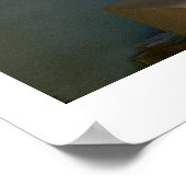 Status van Apollo, Grieks, c.480-400 BC (marmer) Poster (Hoek)