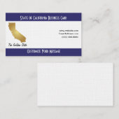 Status van California Business Card Template Visitekaartje (Voorkant / Achterkant)