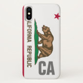 Status van Californische republiek gepersonaliseer Case-Mate iPhone Case (Achterkant)