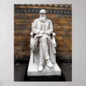 Status van Charles Darwin Poster (Voorkant)