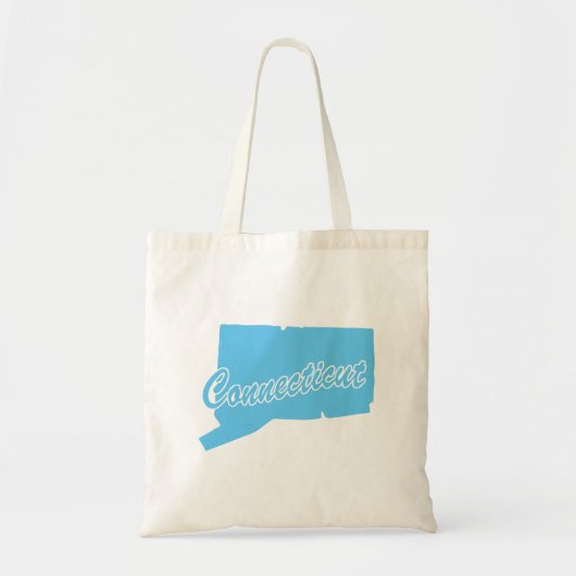 Status van Connecticut-vorm Tote Bag (Voorkant)