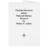 Status van de Charles Darwin-kaart (Achterkant)