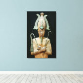Status van de Cult of Osiris Canvas Afdruk (Insitu (Houten vloer))