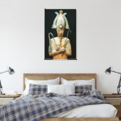 Status van de Cult of Osiris Canvas Afdruk (Insitu (Slaapkamer))