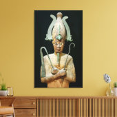 Status van de Cult of Osiris Canvas Afdruk (Insitu (Woonkamer))