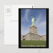 Status van de Vrijheid, New York Briefkaart (Voorkant / Achterkant)