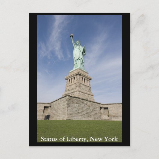 Status van de Vrijheid, New York Briefkaart (Voorkant)