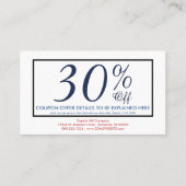 status van de vrijheidscoupon kortingskaartje (Voorkant)