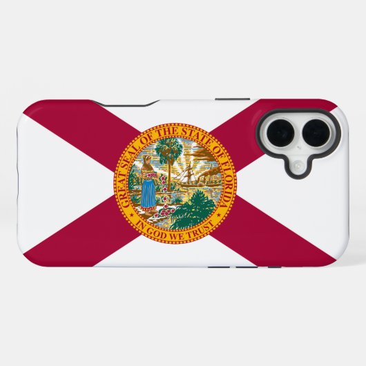 Status van Florida iPhone Hoesje (Achterkant horizontaal)