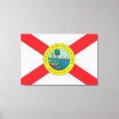 Status van Florida vlag Canvas Afdruk (Voorkant)