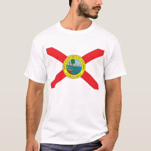 Status van Florida vlag T-shirt