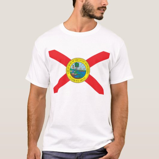 Status van Florida vlag T-shirt (Voorkant)