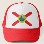 Status van Florida vlag Trucker Pet (Voorkant)
