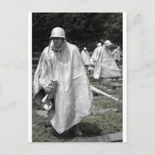 Status van herdenkingsveteranen in de Koreaanse oo Briefkaart