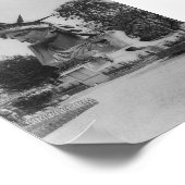 Status van het Bevrijdingshoofd - Park Parijs Poster (Hoek)