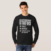 Status van het relatie door de Hot Bosnian Pride B T-shirt (Voorkant volledig)